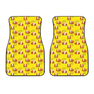 Guinea Pig Pattern Print Design 05 Front Car Mats