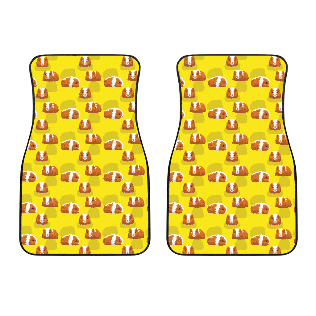 Guinea Pig Pattern Print Design 05 Front Car Mats