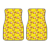 Guinea Pig Pattern Print Design 05 Front Car Mats