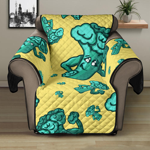 Cute Broccoli Pattern Recliner Cover Protector