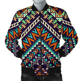 Zigzag African Afro Dashiki Adinkra Kente Men Bomber Jacket