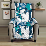 Penguin Pattern Chair Cover Protector