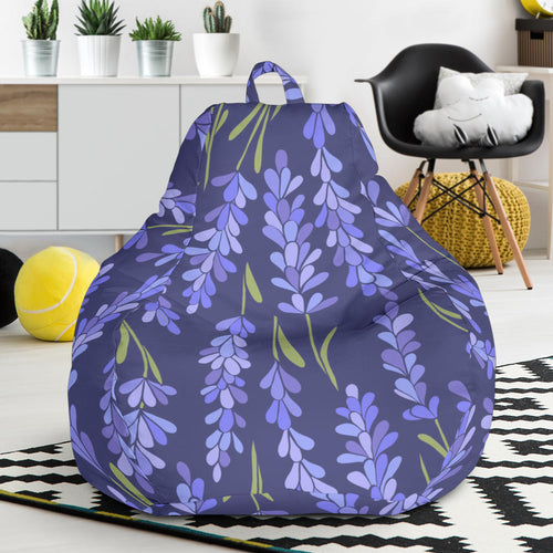 Lavender Theme Pattern Bean Bag Cover