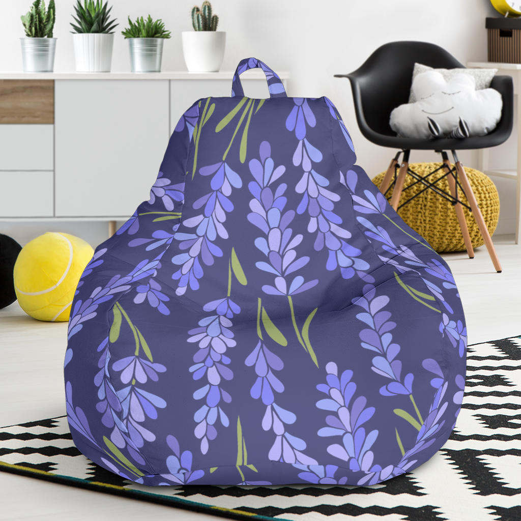 Lavender Theme Pattern Bean Bag Cover