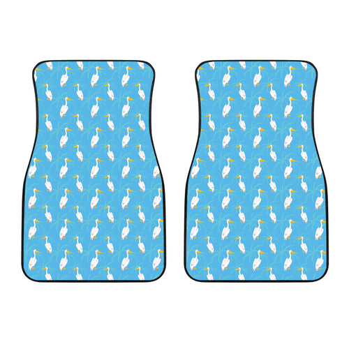 Pelican Pattern Print Design 02 Front Car Mats