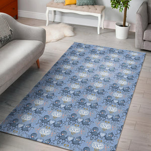 Octopus Heart Pattern Area Rug