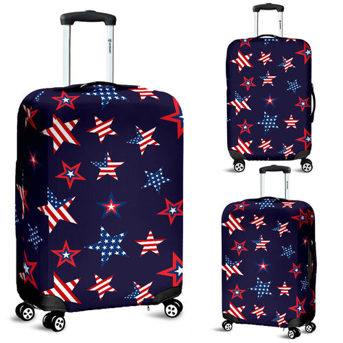 USA Star Pattern Theme Luggage Covers