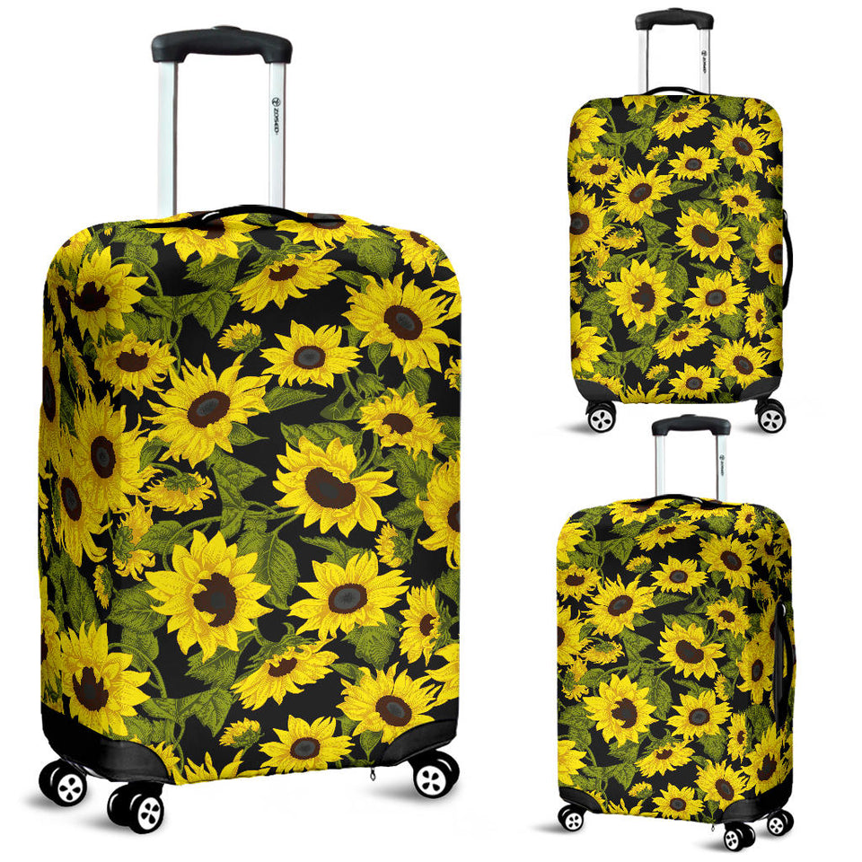 Sunflower Theme Pattern  Luggage Covers