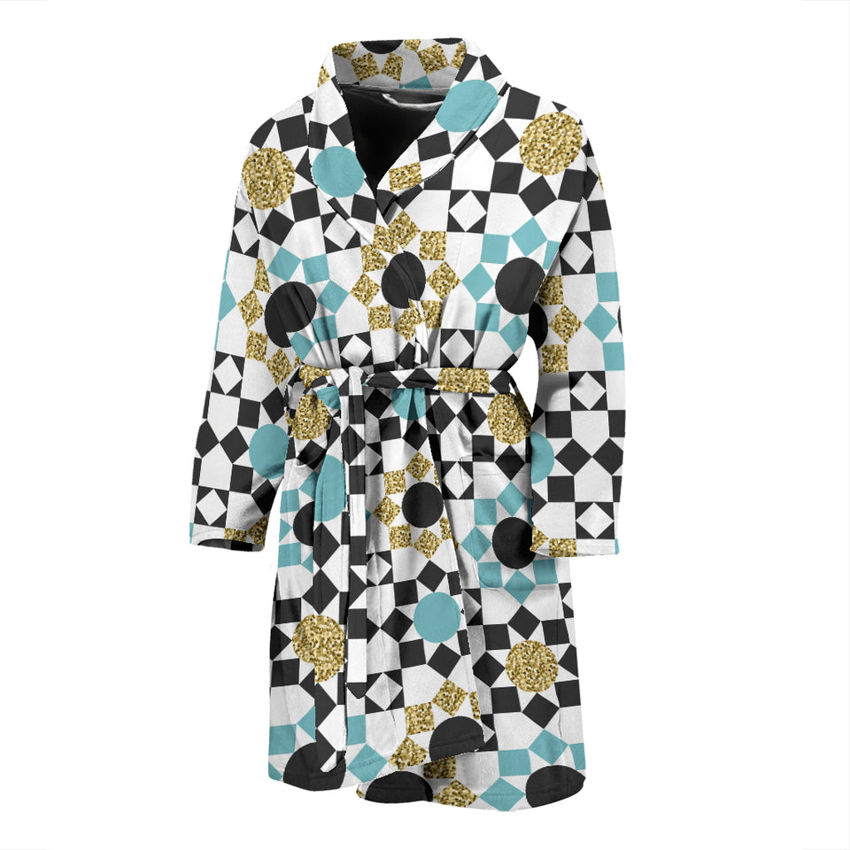 Arabic Morocco Pattern Men Bathrobe