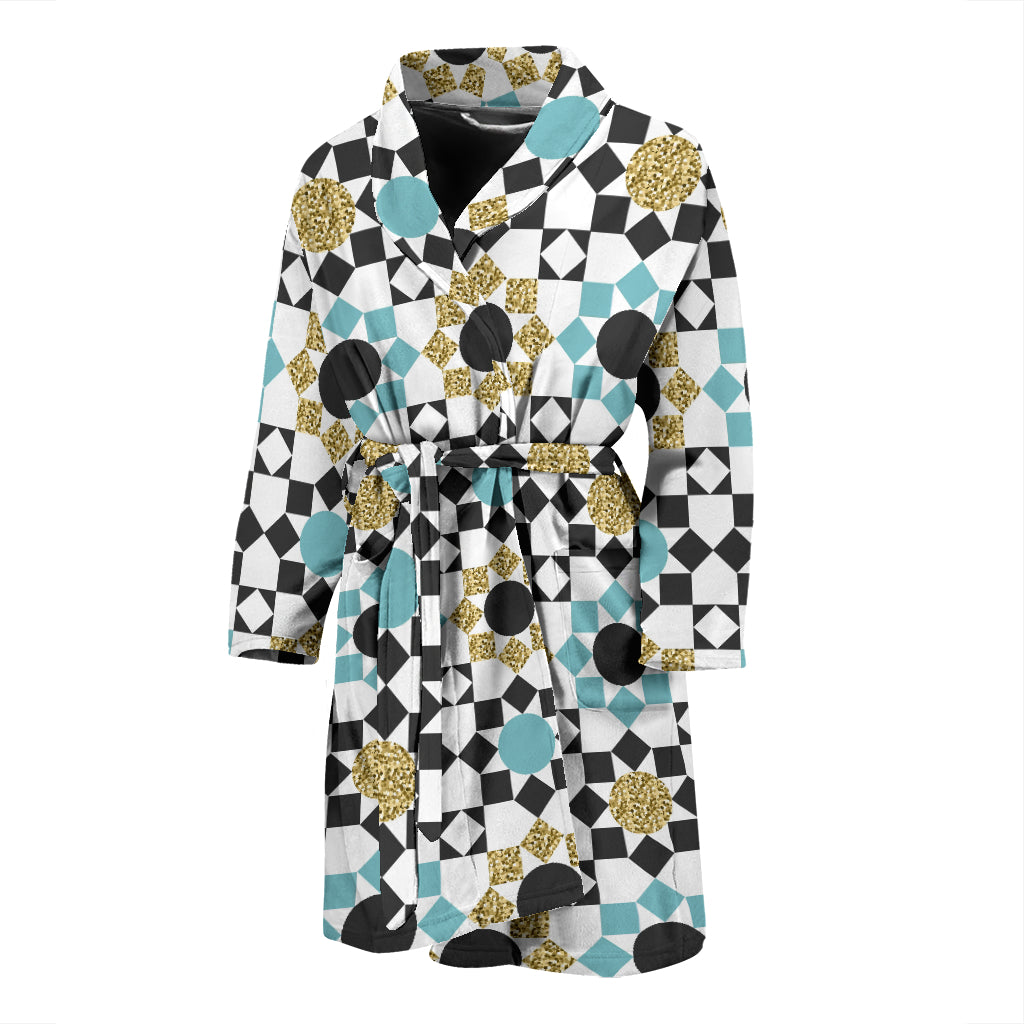 Arabic Morocco Pattern Men Bathrobe
