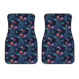 Peacock Feather Pattern Front Car Mats