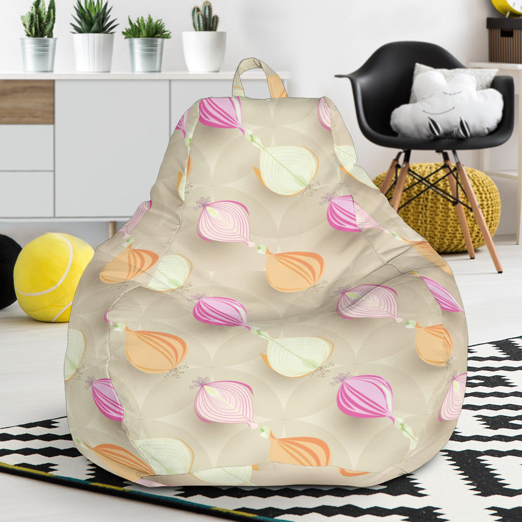 Onion Pattern Theme Bean Bag Cover