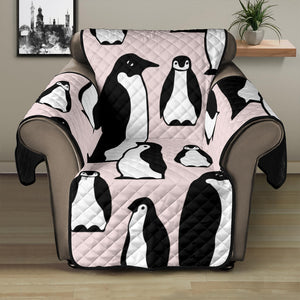 Penguin Pattern Background Recliner Cover Protector