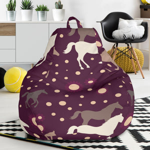 Horse Pattern Background Bean Bag Cover