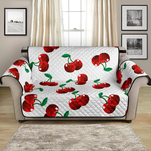 Cherry Pattern Loveseat Couch Cover Protector