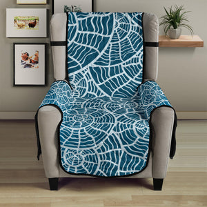 Shell Pattern Theme Chair Cover Protector