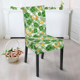 Horseshoes Pattern Print Design 05 Dining Chair Slipcover