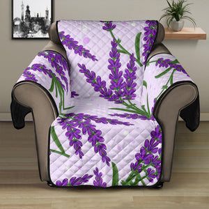 Lavender Pattern Recliner Cover Protector