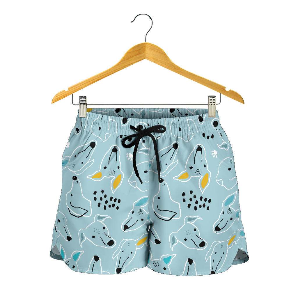 Greyhound Pattern Print Design 03 Women Shorts