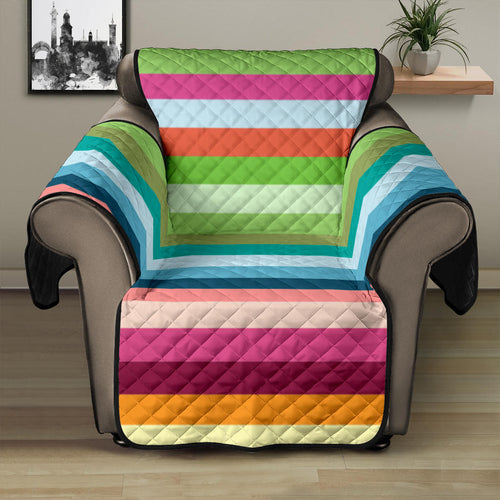 Rainbow Pattern Recliner Cover Protector