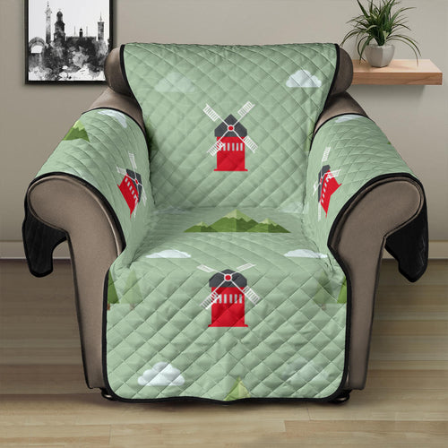 Windmill Pattern Recliner Cover Protector