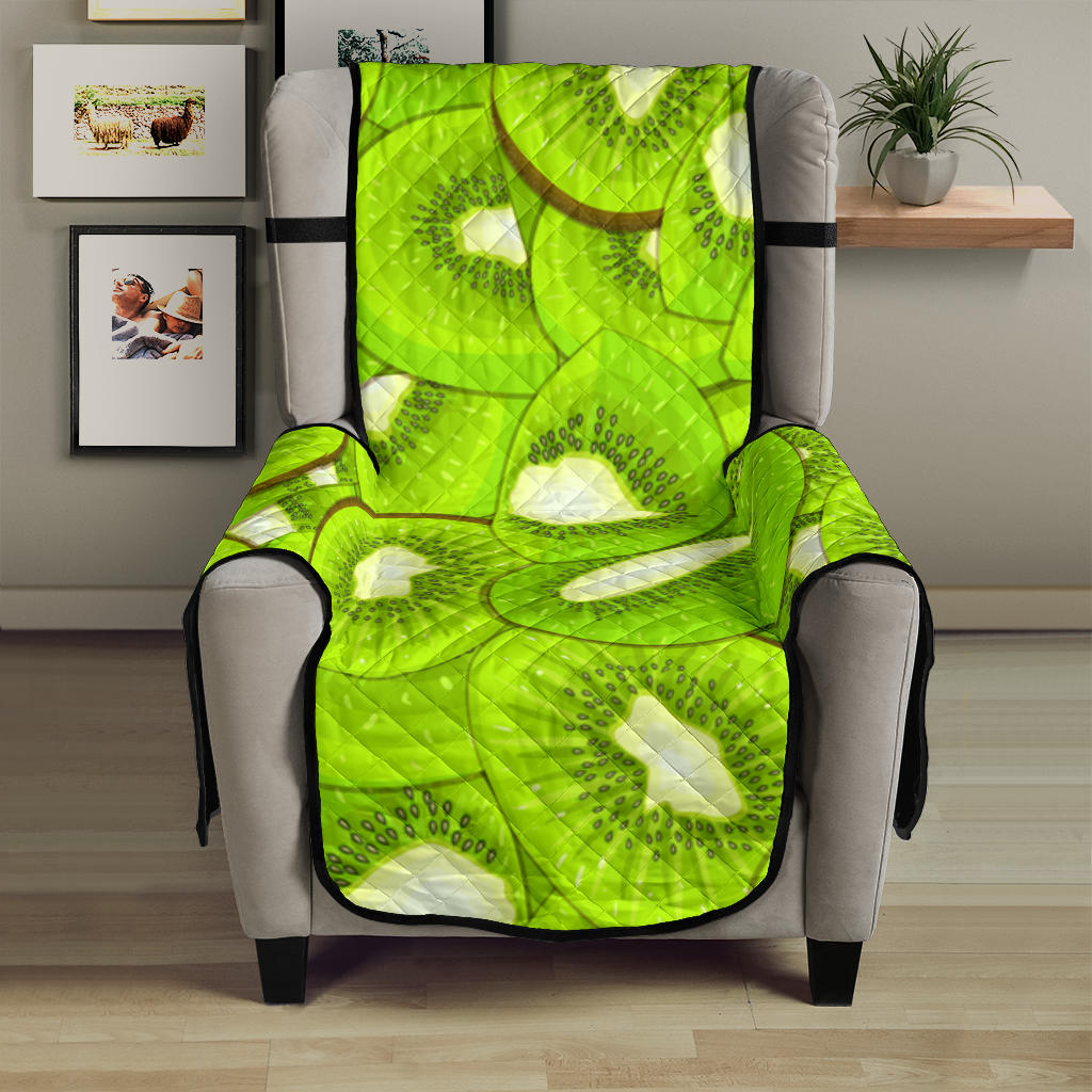 Sliced Kiwi Pattern Chair Cover Protector