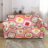 Sushi Roll Pattern Loveseat Couch Slipcover