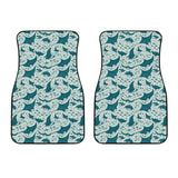 Stingray Pattern Print Design 01 Front Car Mats