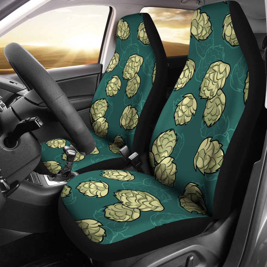 Hop Pattern Background Universal Fit Car Seat Covers