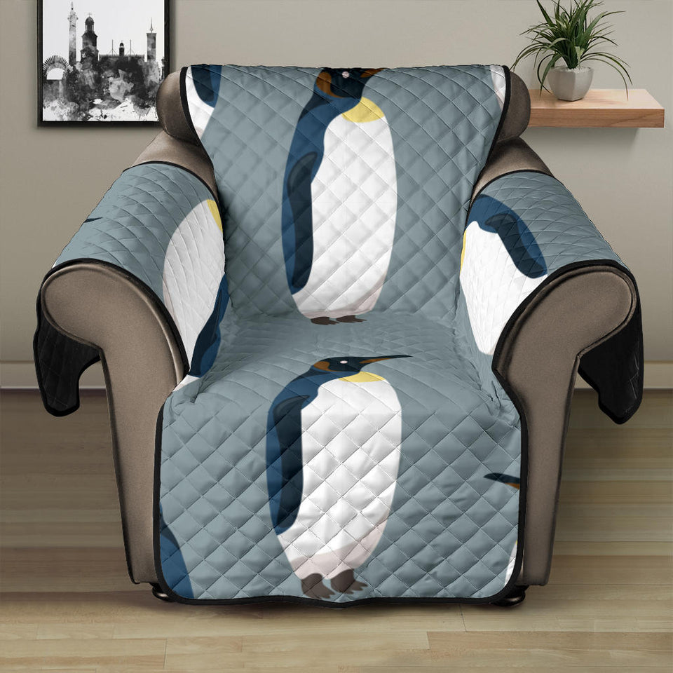 Penguin Pattern Theme Recliner Cover Protector