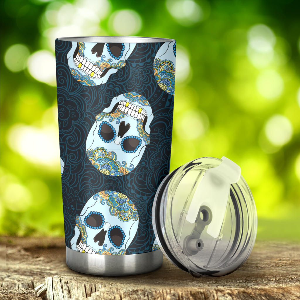 Suger Skull Pattern Tumbler