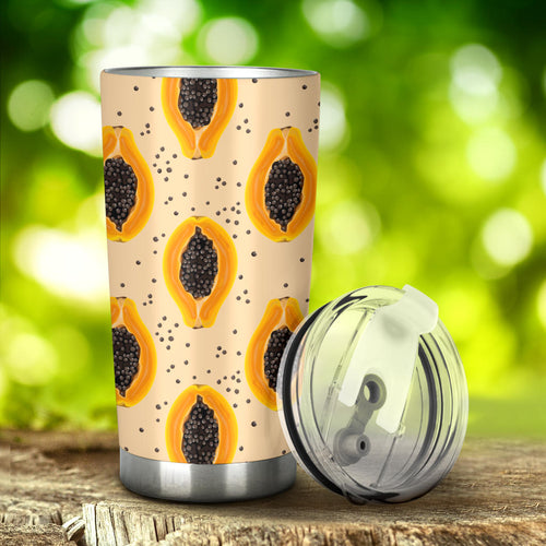 Papaya Pattern Tumbler