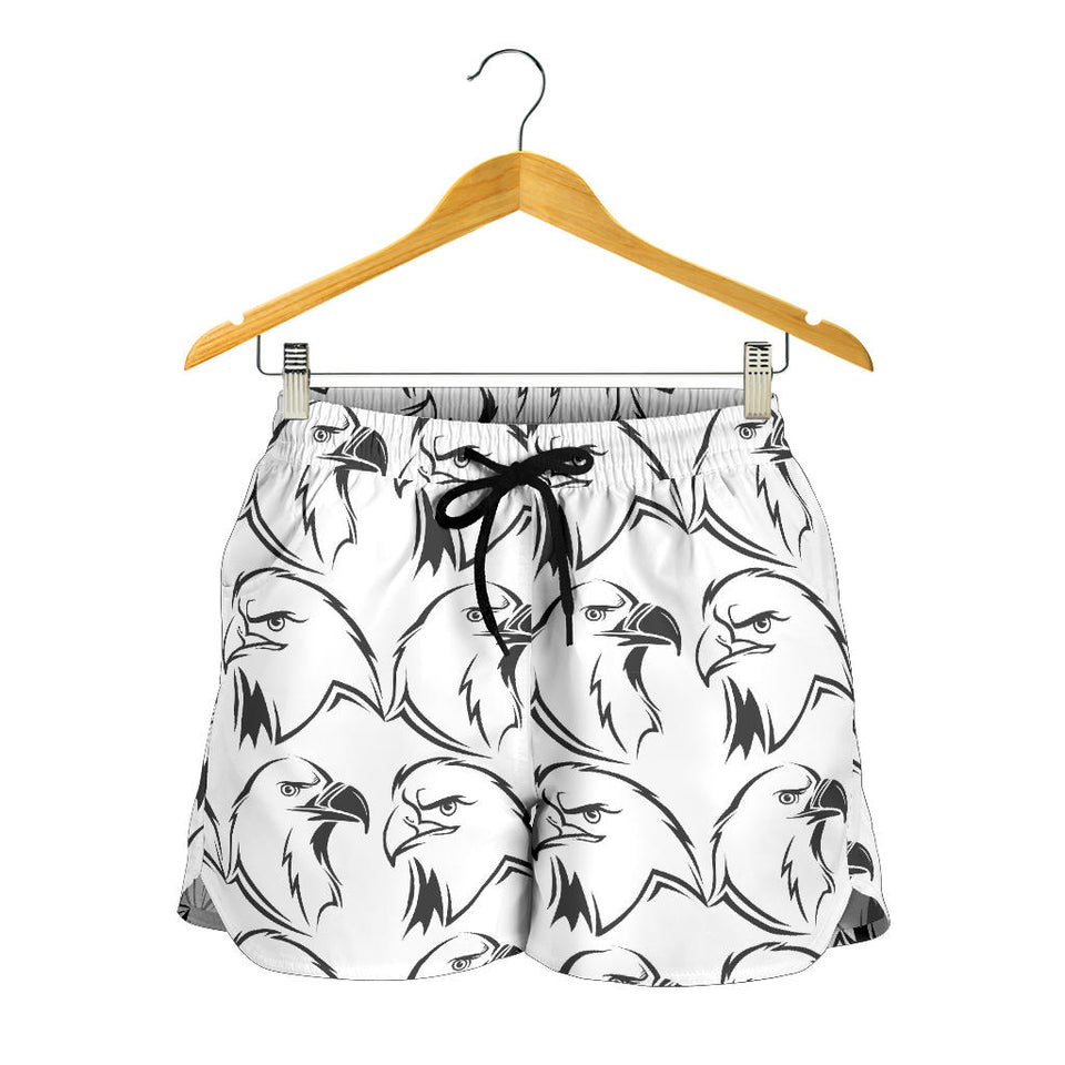 Eagle Pattern Print Design 01 Women Shorts