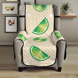 Lime Pattern Chair Cover Protector