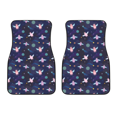 Pig Pattern Print Design 05 Front Car Mats