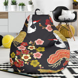 Japanese Crane Pattern Bean Bag Cover