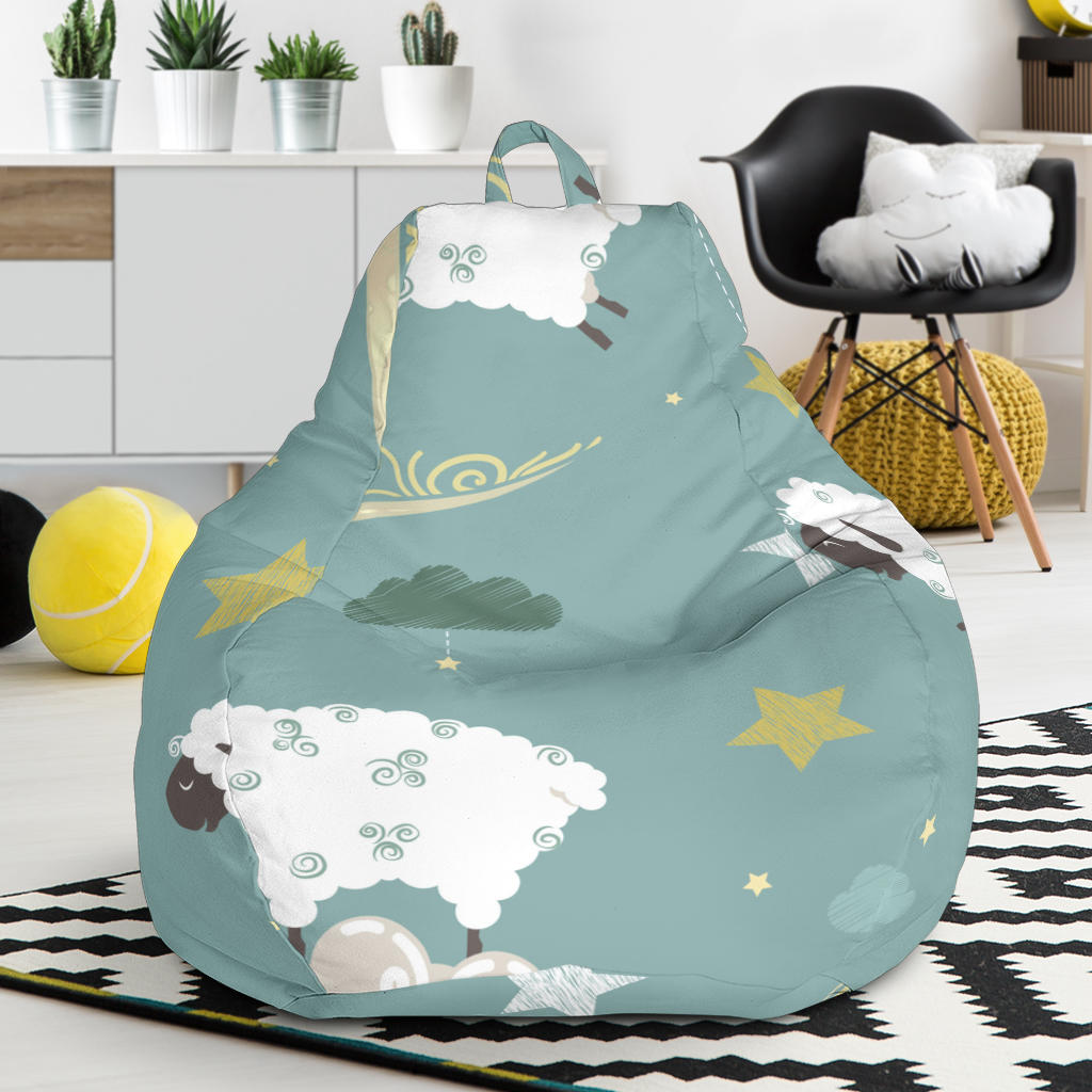 Sheep Sweet Dream Pattern Bean Bag Cover