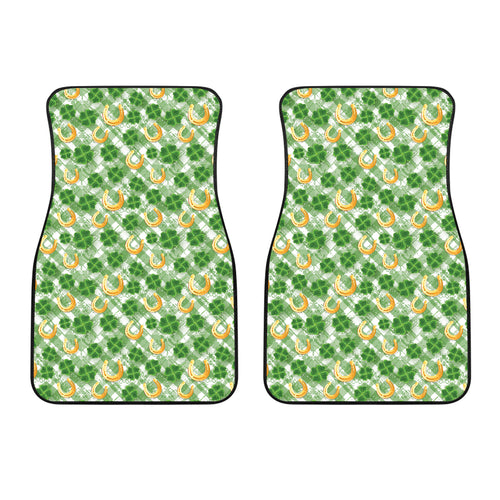 Horseshoes Pattern Print Design 05 Front Car Mats