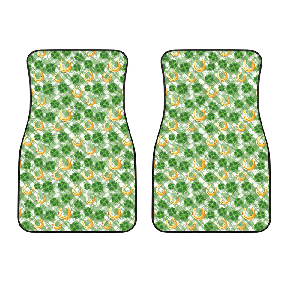 Horseshoes Pattern Print Design 05 Front Car Mats