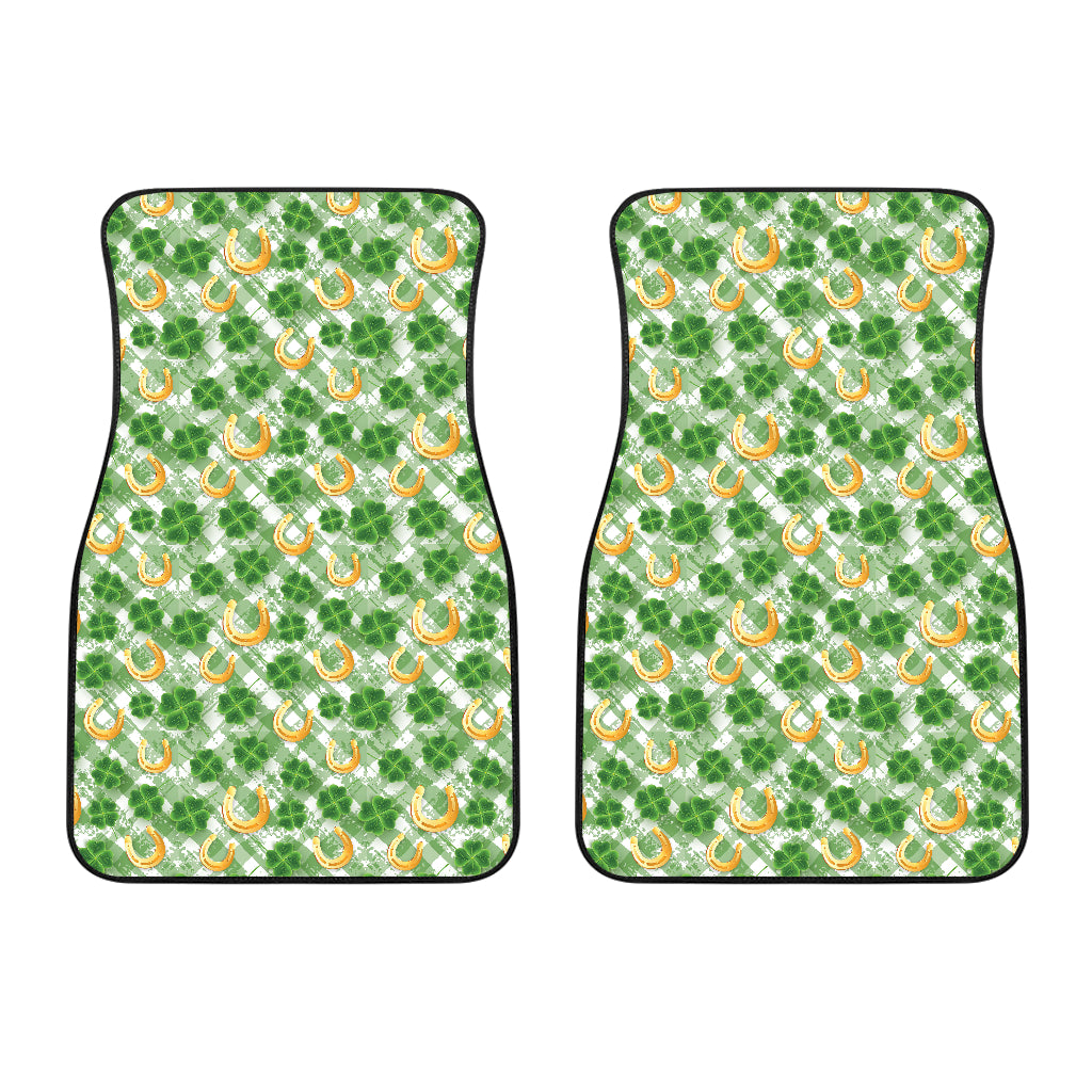 Horseshoes Pattern Print Design 05 Front Car Mats