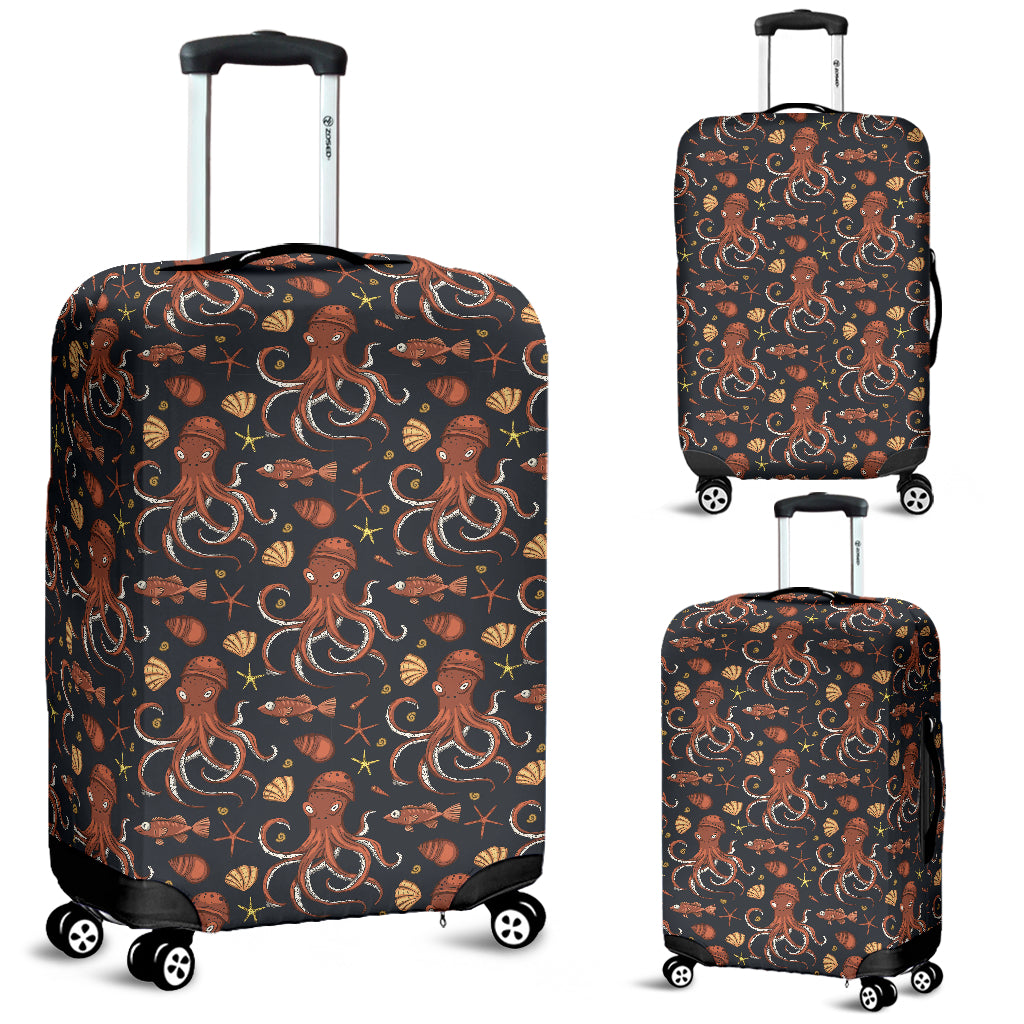 Octopus Pattern Luggage Covers