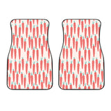 Carrot Pattern Print Design 01 Front Car Mats