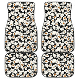 Popcorn Pattern Print Design 02 Front and Back Car Mats