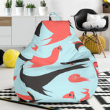 Sea Lion Pattern Theme Bean Bag Cover