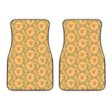 Squirrel Pattern Print Design 01 Front Car Mats