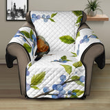 Blueberry Bird Pattern Recliner Cover Protector