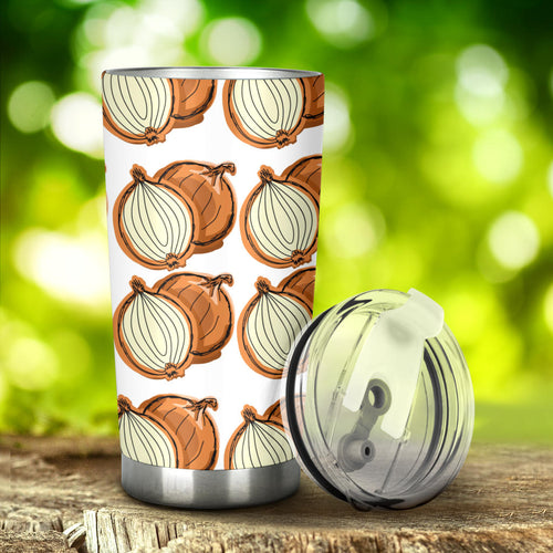 Onion Theme Pattern Tumbler