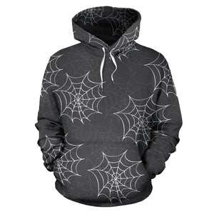 Cobweb Spider Web Pattern Men Women Pullover Hoodie