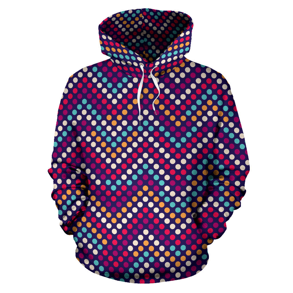 Zigzag Chevron Pokka Dot Aboriginal Pattern Men Women Pullover Hoodie