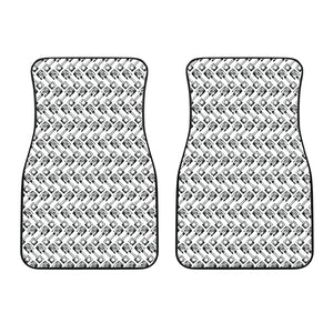 Engine Piston Pattern Print Design 03 Front Car Mats